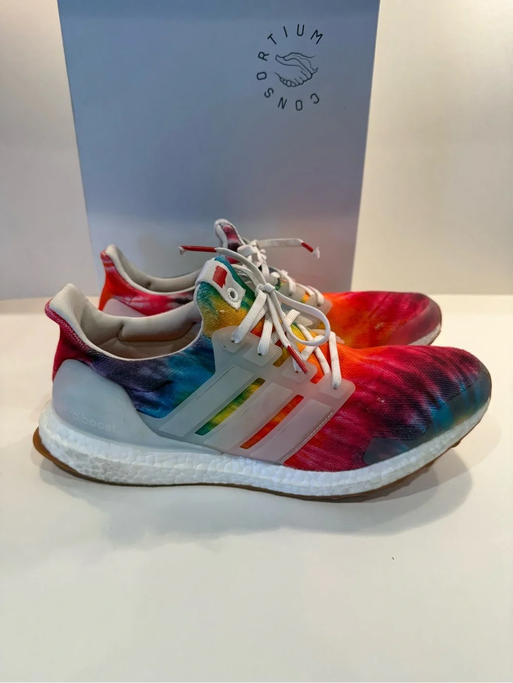 Adidas UltraBoost Consortium x Nice Kicks Tye Dye Sneakers